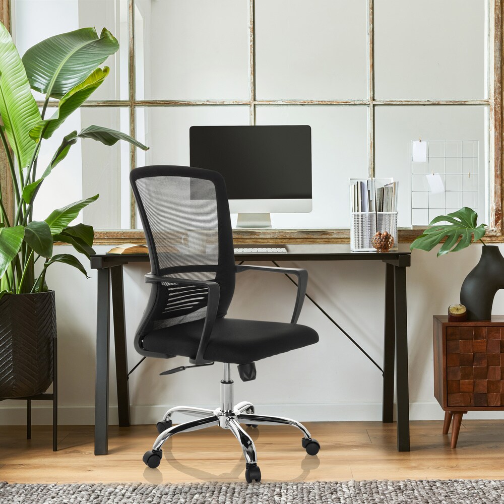Home Office Bürostuhl STAR-TEC S Stoff/Netzstoff mit Armlehnen hjh OFFICE