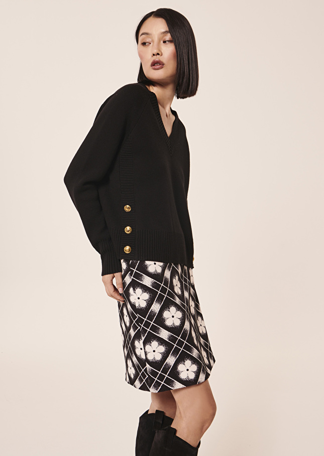 Pull Promessenoir en laine