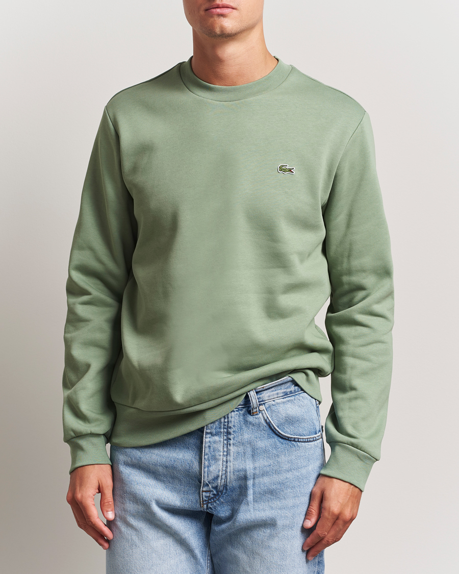 Lacoste Crew Neck Sweatshirt Thyme Green