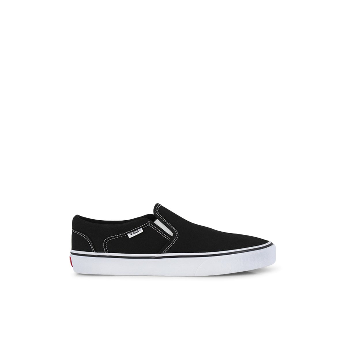 VANS-Asher-l-Baskets de skate - Talon plat - Noir