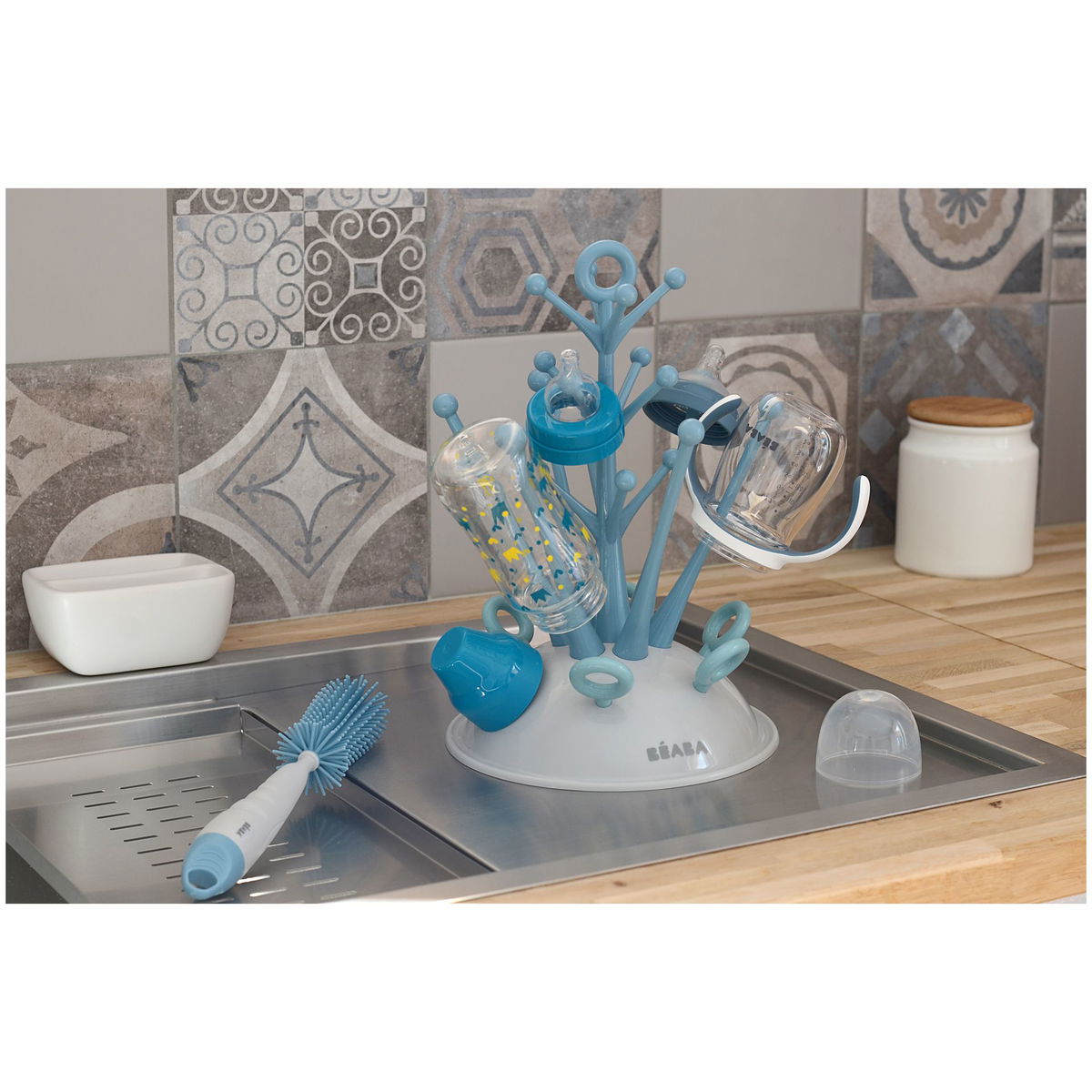 BeabaBeaba   Flaschenständer blau