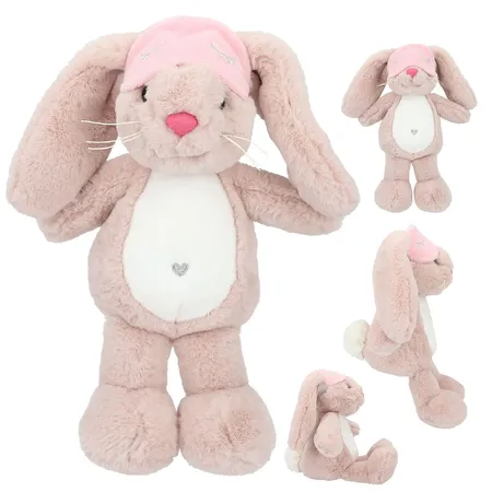 Depesche Princess Mimi Plüsch Hase Nelly Rosa Mit Schlafmaske 21 cm