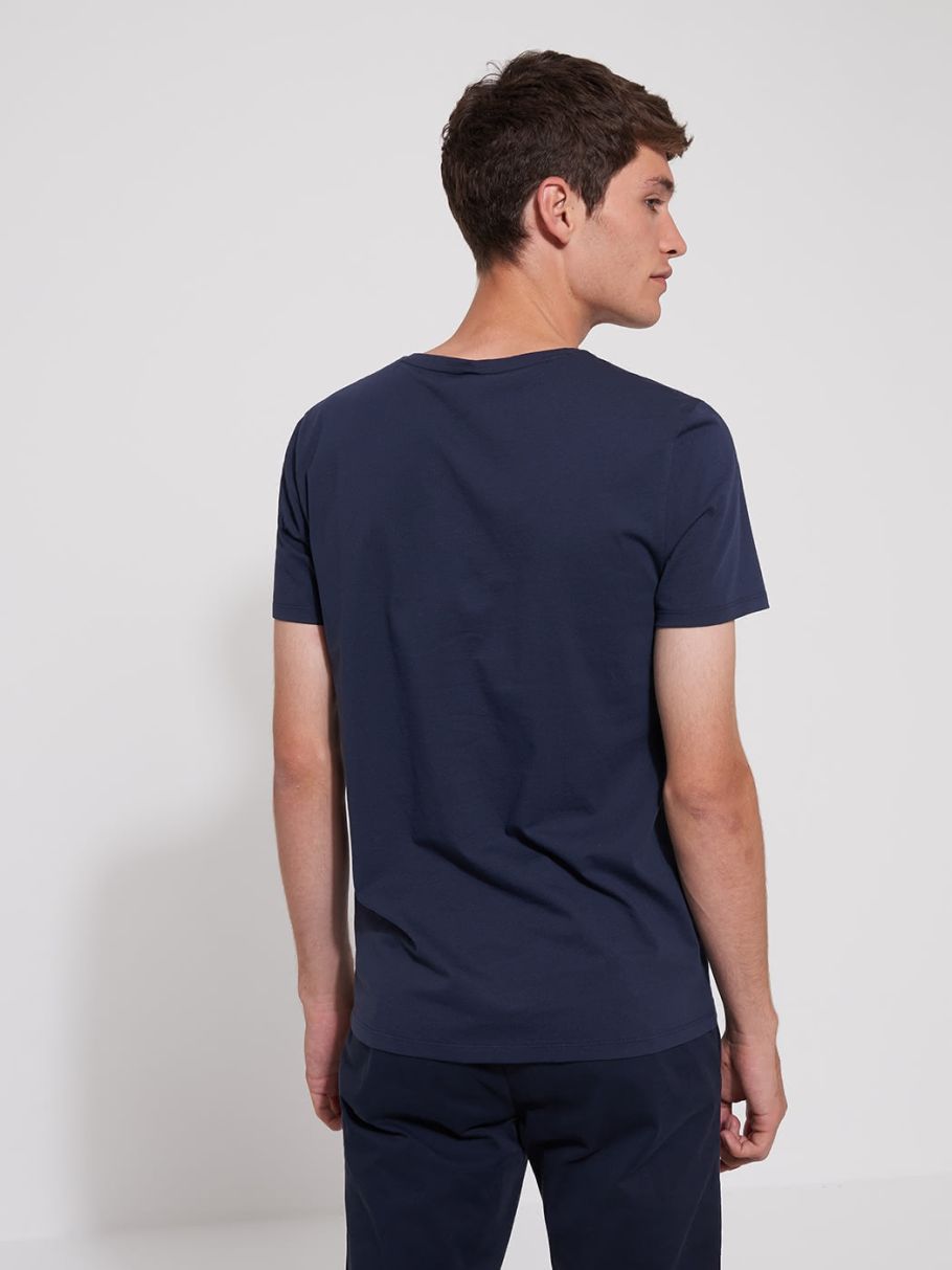 Tee-shirt col v uni