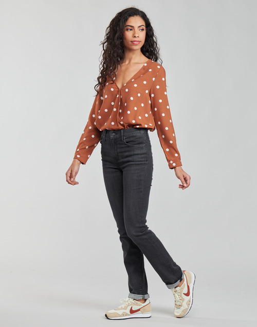 Levi's - 725 HIGH RISE STRAIGHT Negro