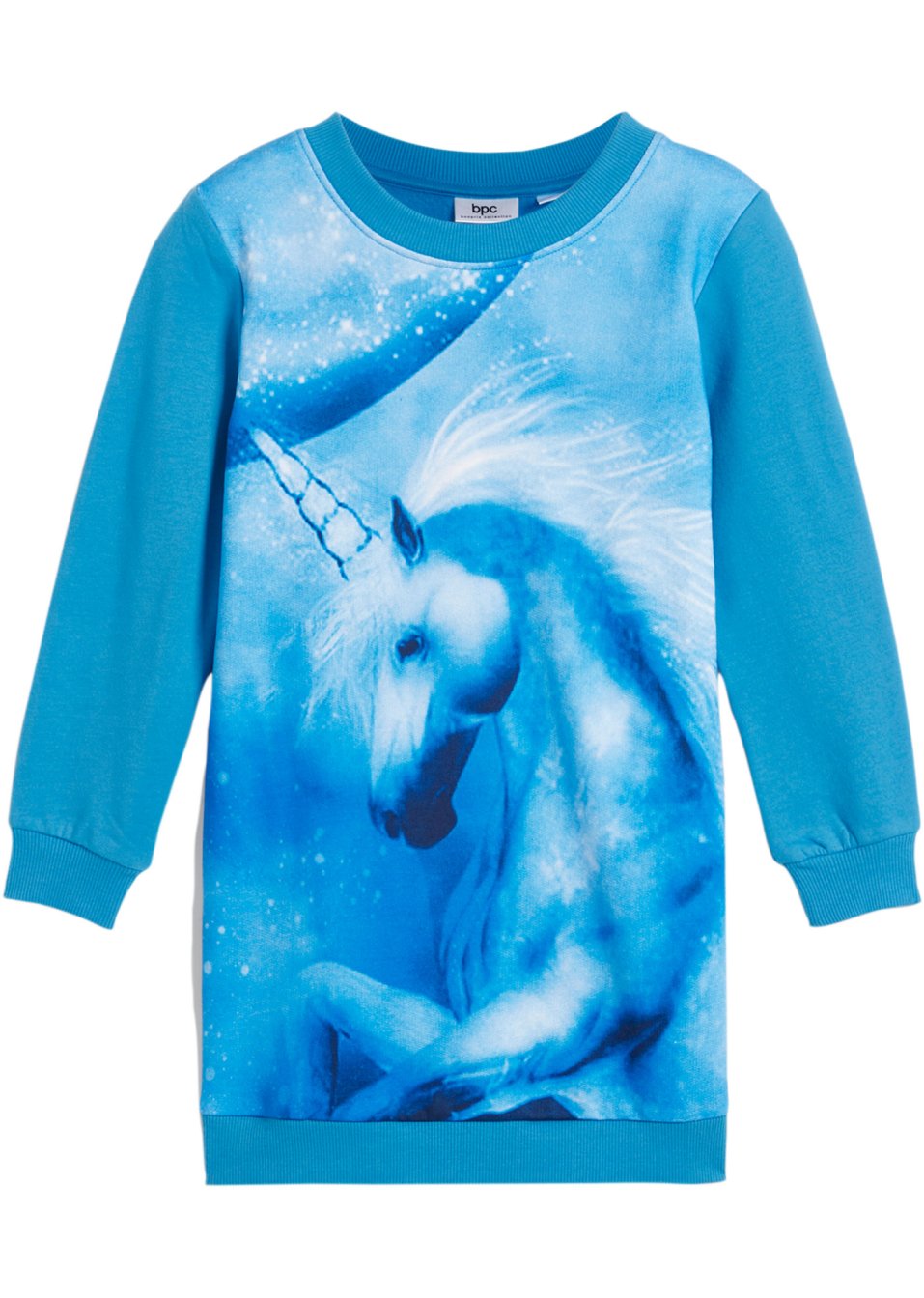 Robe sweat fille en coton