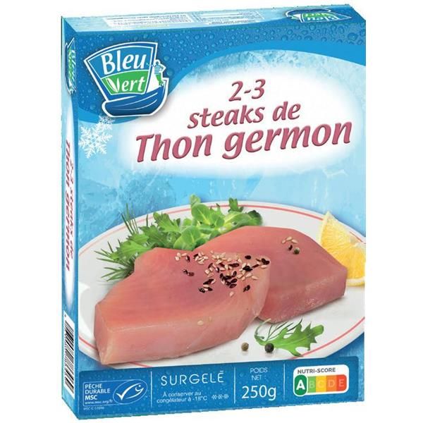 Bleu Vert Bifes De Atum Do Pacifico 250G