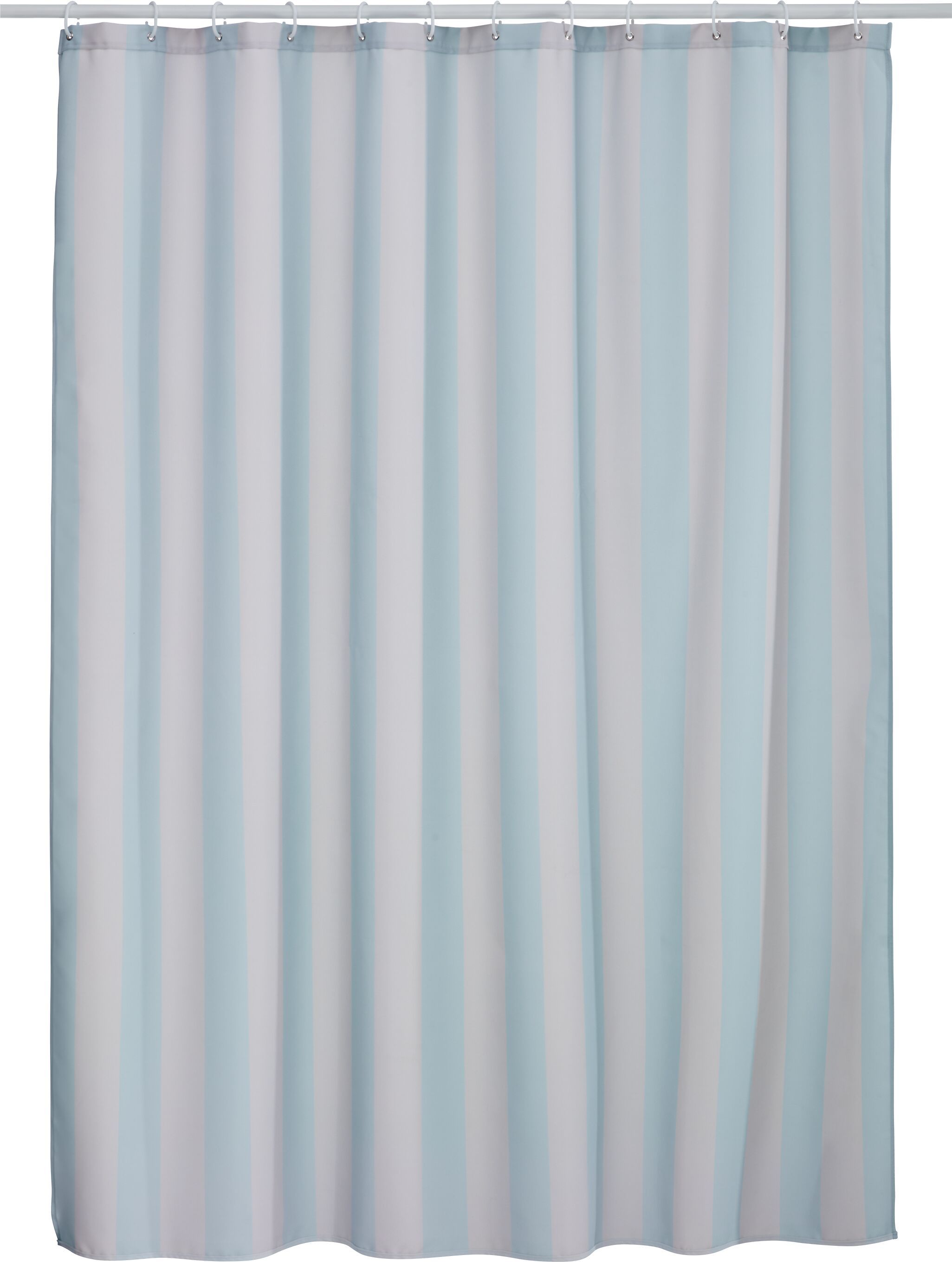 RIGATO Duschvorhang - Blau / B: 180.0 cm x H: 200.0 cm