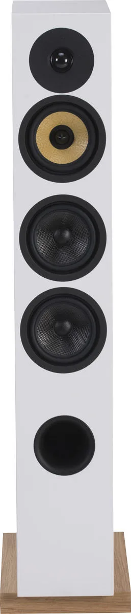 Davis Acoustics Courbet N°5 Blanc Satiné (la paire) Enceintes colonne