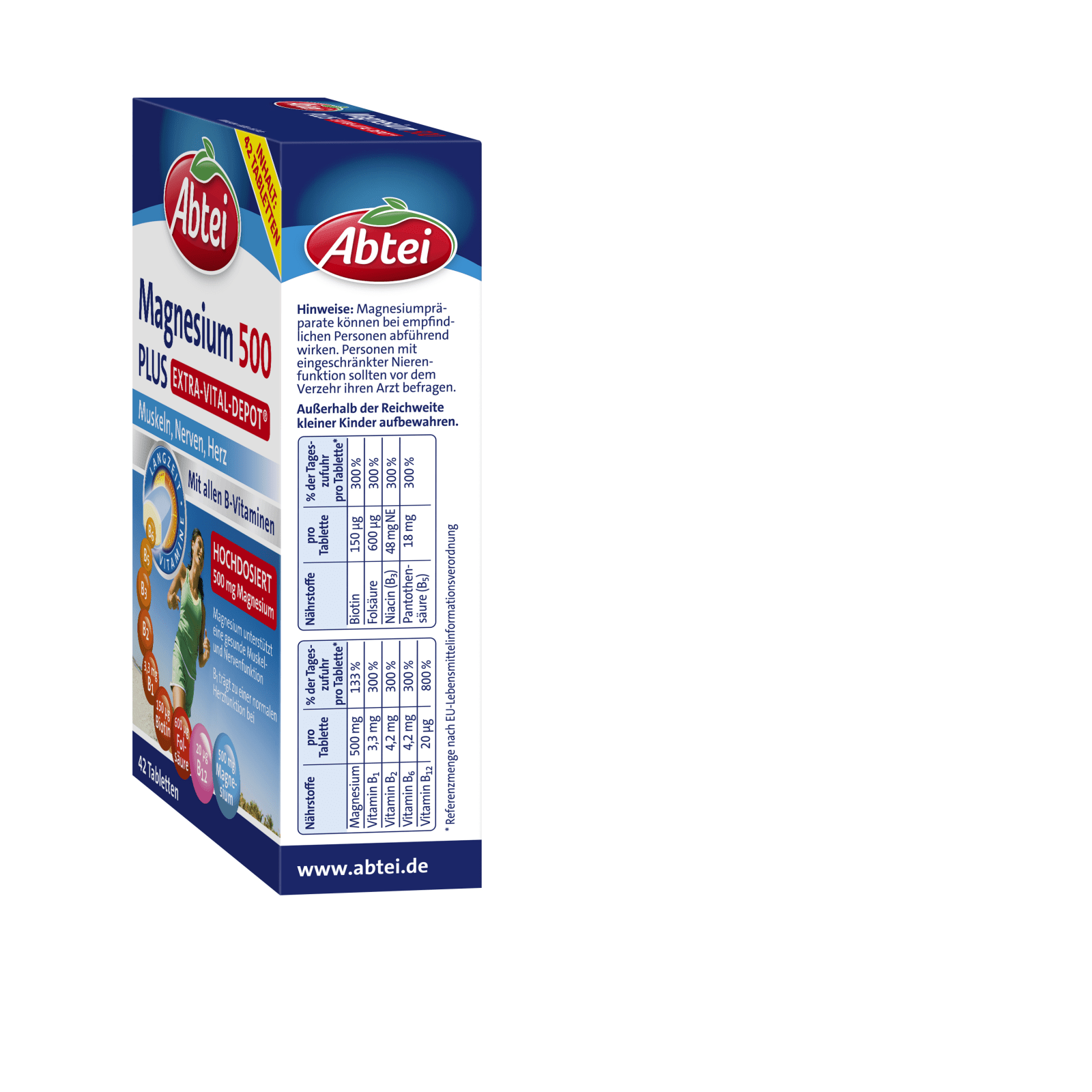Magnesium 500 Plus Vital Depot (42 Tabletten)