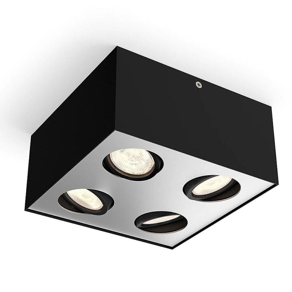 TAKLAMPE PHILIPS WARMGLOW 2200-2700K SVART