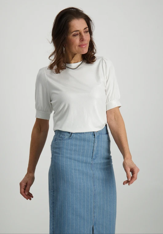 Tramontana T-shirt puff sleeve D05-15-401