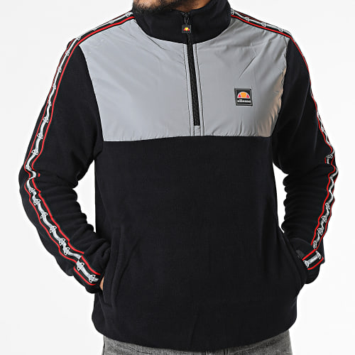 Veste Outdoor A Bandes Zabo SHP16200 Noir Gris Réfléchissant