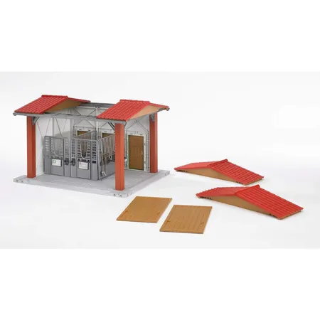 BRUDER® 62520 bworld Reitstall mit Figur, Pferd und Stallzubehör, sortiert