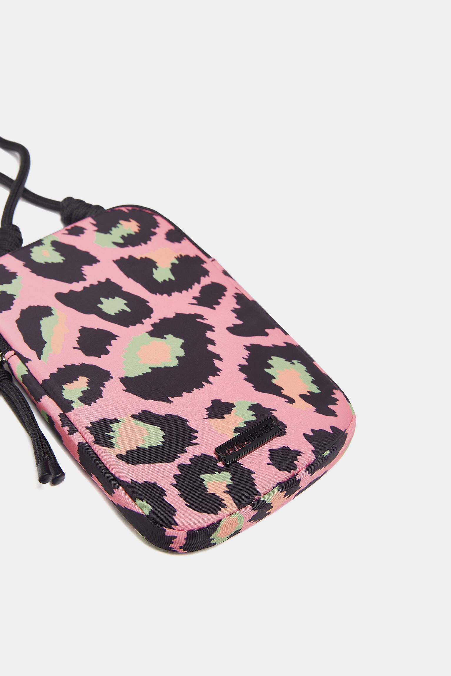 SUPORTE PARA CELULAR COM ZÍPER - ESTAMPA ANIMAL