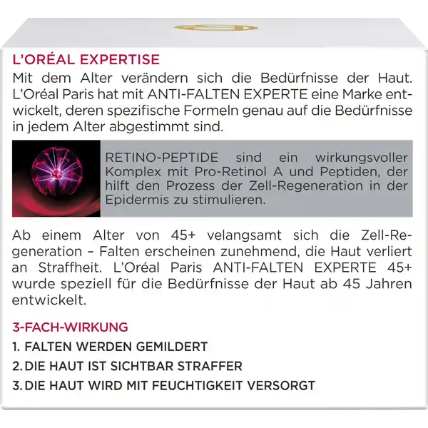 Gesichtscreme Anti-Falten Experte 45+ Tagespflege