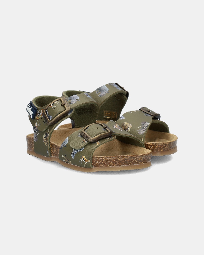 Kipling Safari Sandalen  - groen