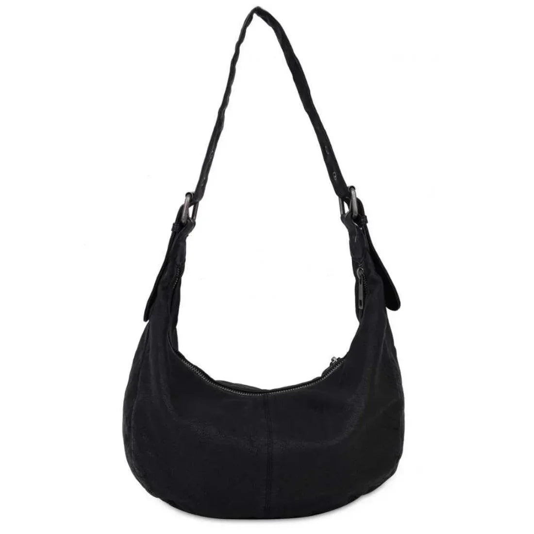 Nunoo | Sally small pocket washed | Leren schoudertas
