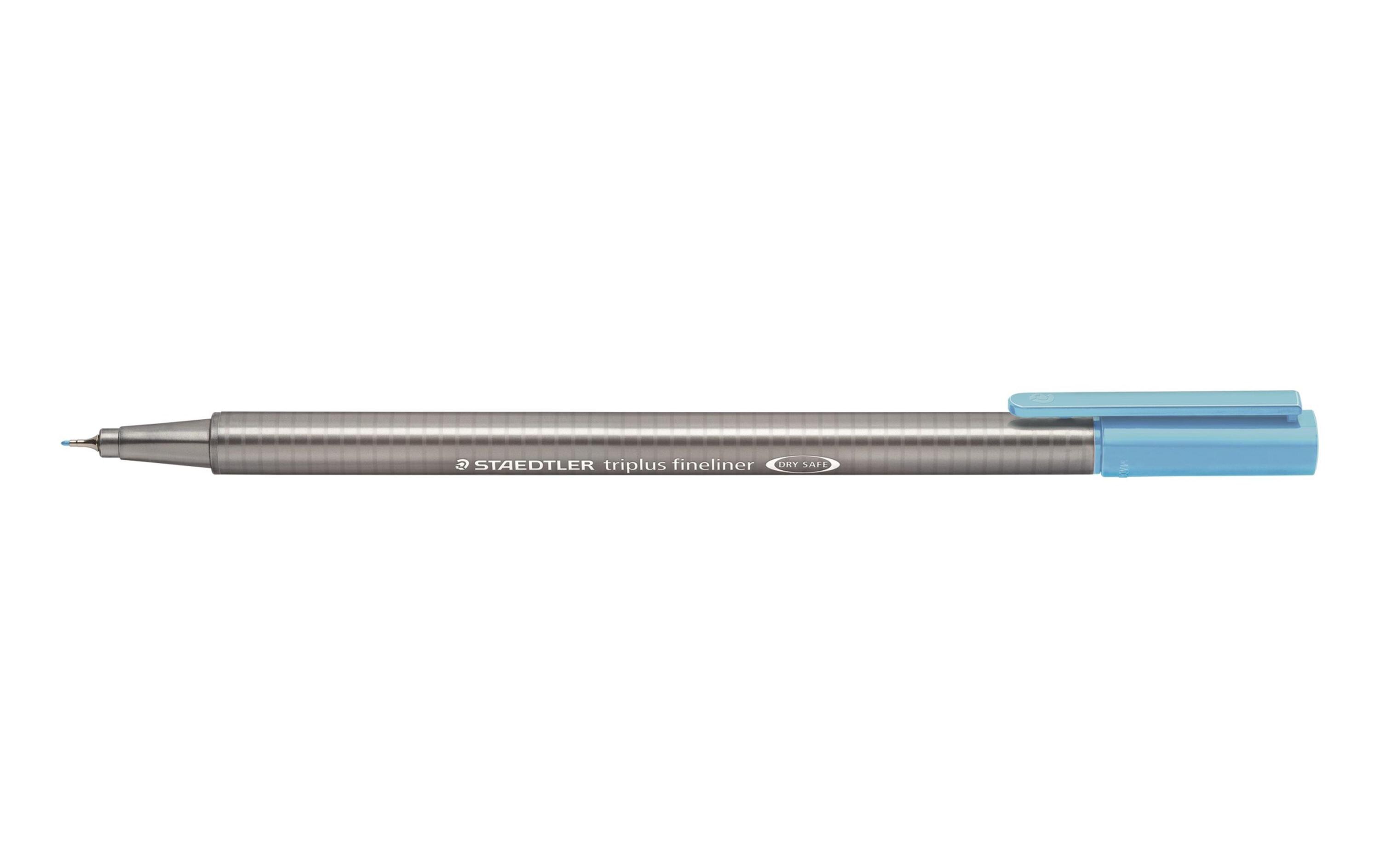 Fineliner Triplus 334 0.3 mm, AquablauFeiner Schreiber von Staedtler