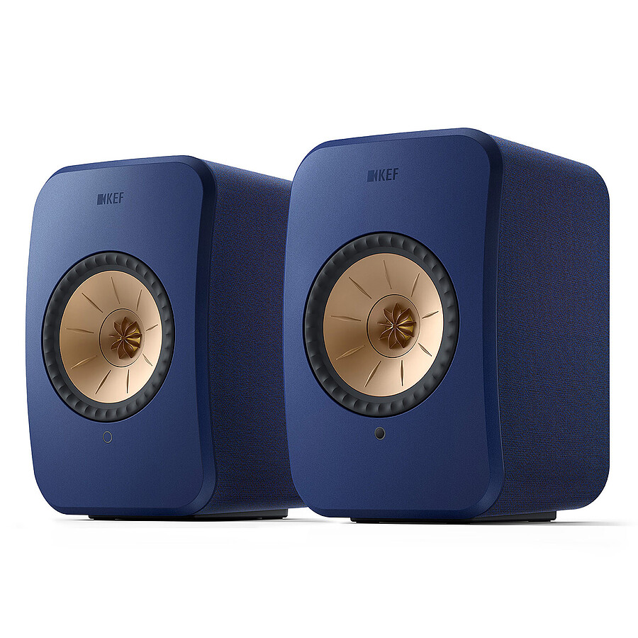 KEF LSX II Bleu Cobalt + Audio-Technica AT-LP70XBT Noir