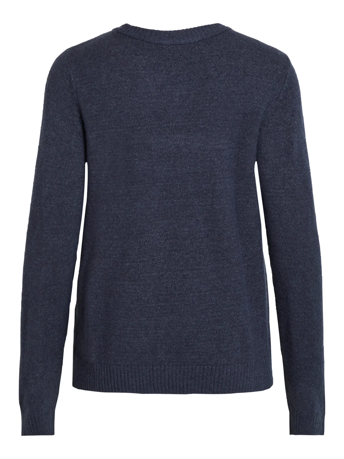 Vila  Viril O-Neck L/S striktrøje - Total Eclipse