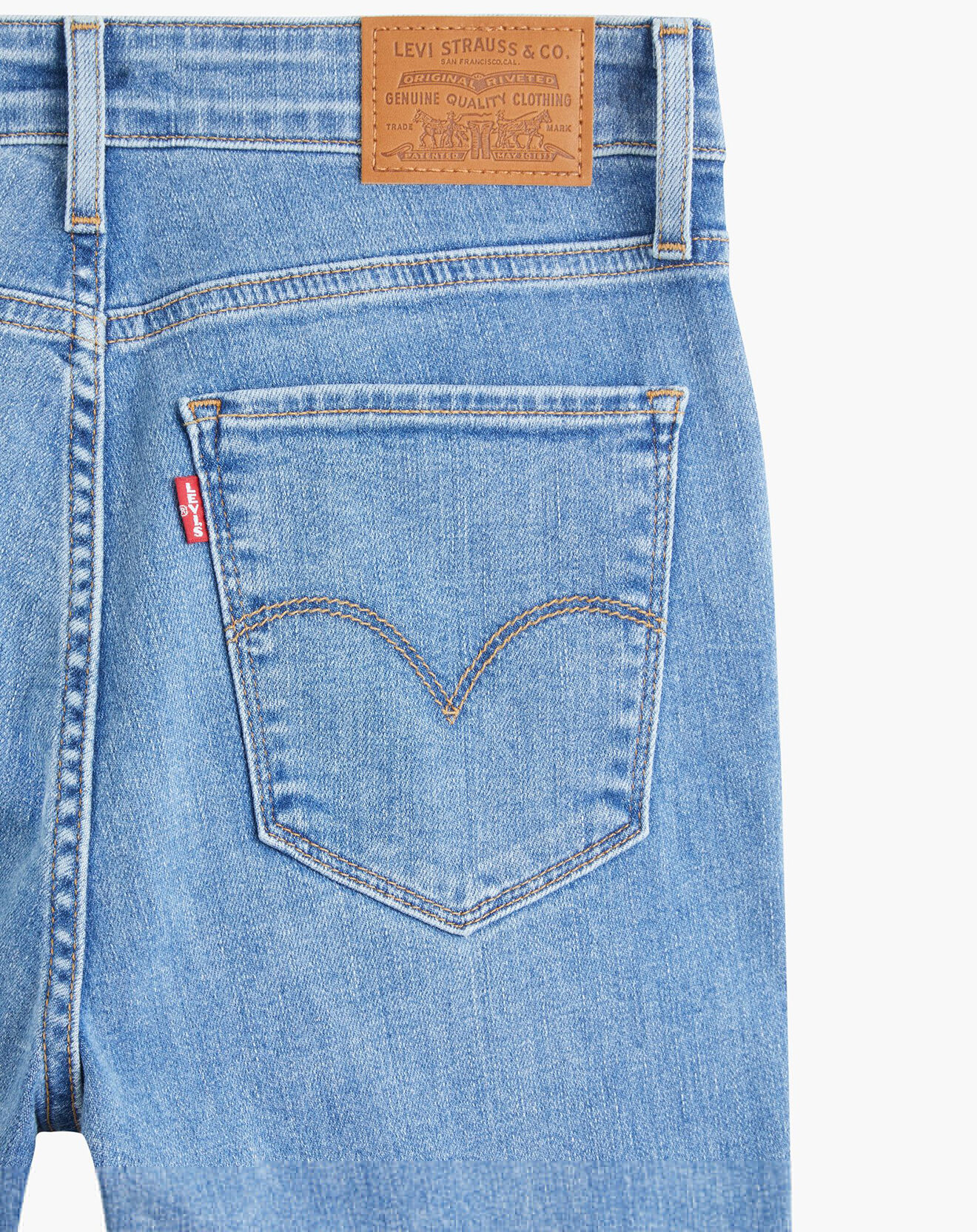 Levi's® Jean 721 High Rise Skinny bleu moyen