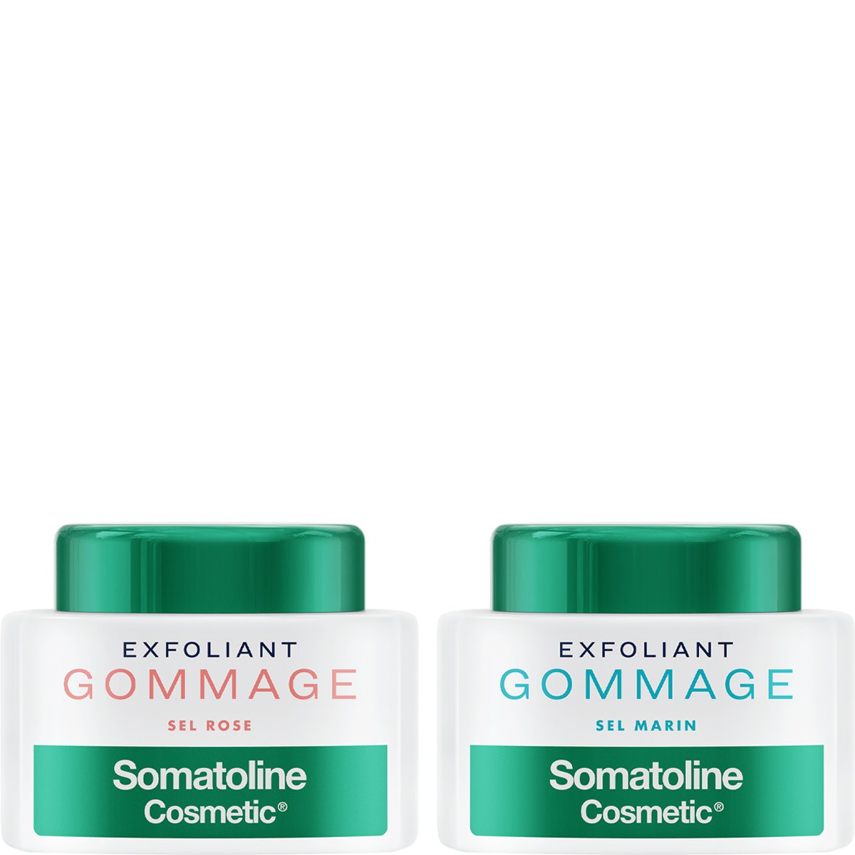 Gommages naturels - Sel rose & sel marin - Corps - 2 x 350 g