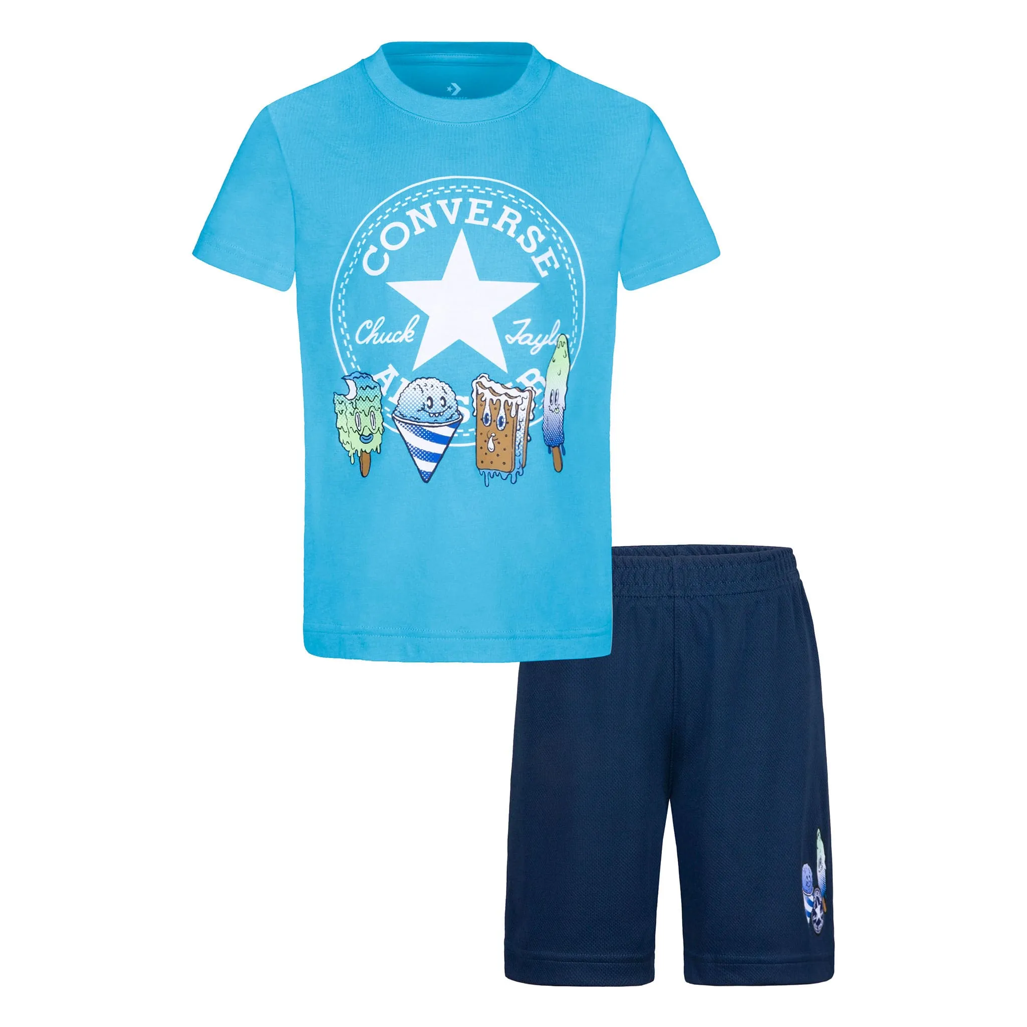 Converse Ensemble 2 Pièces Short Mesh 4-7ans