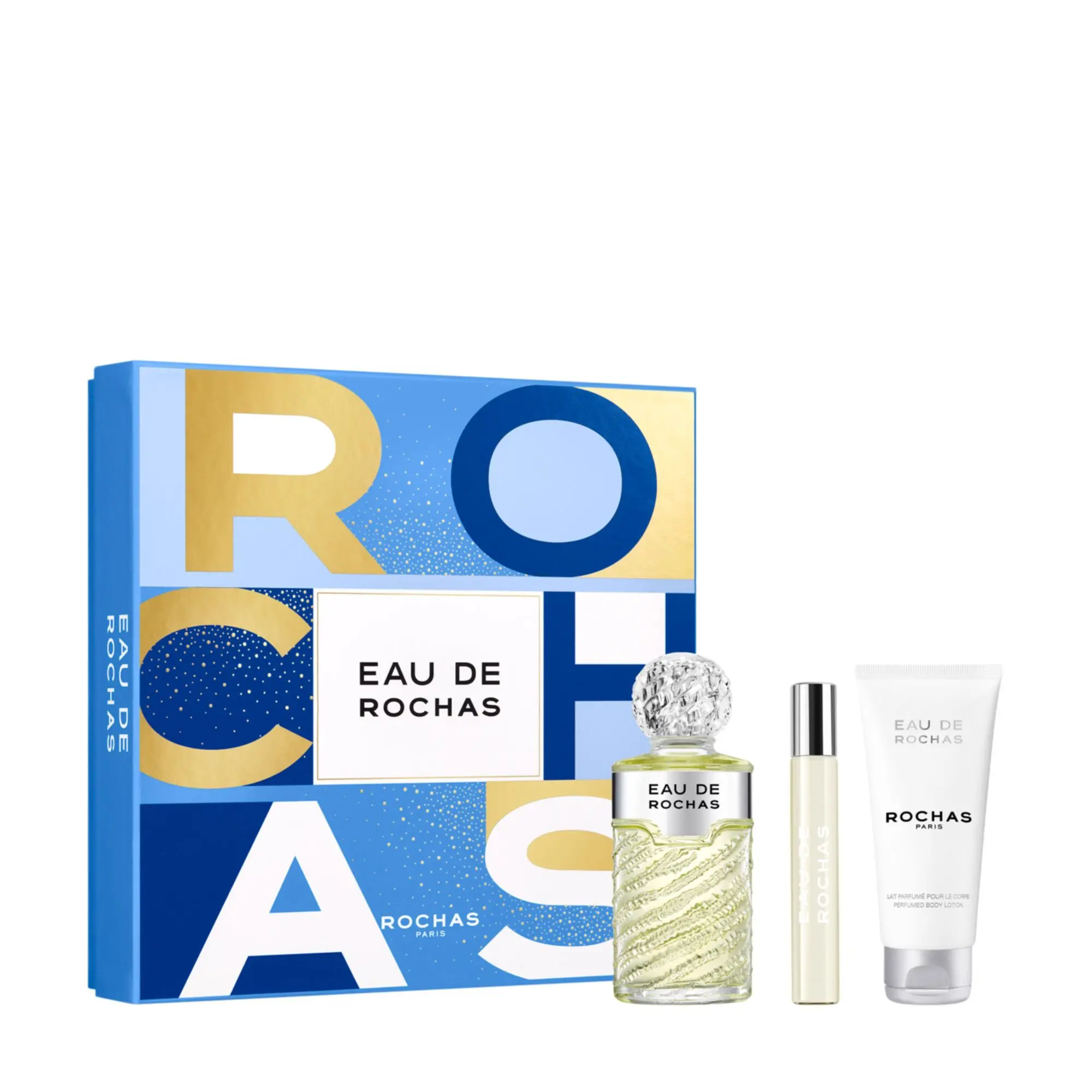 Rochas - Coffret Eau de Rochas Eau de Toilette 100ml, 20ml & Lait Corps - Femme