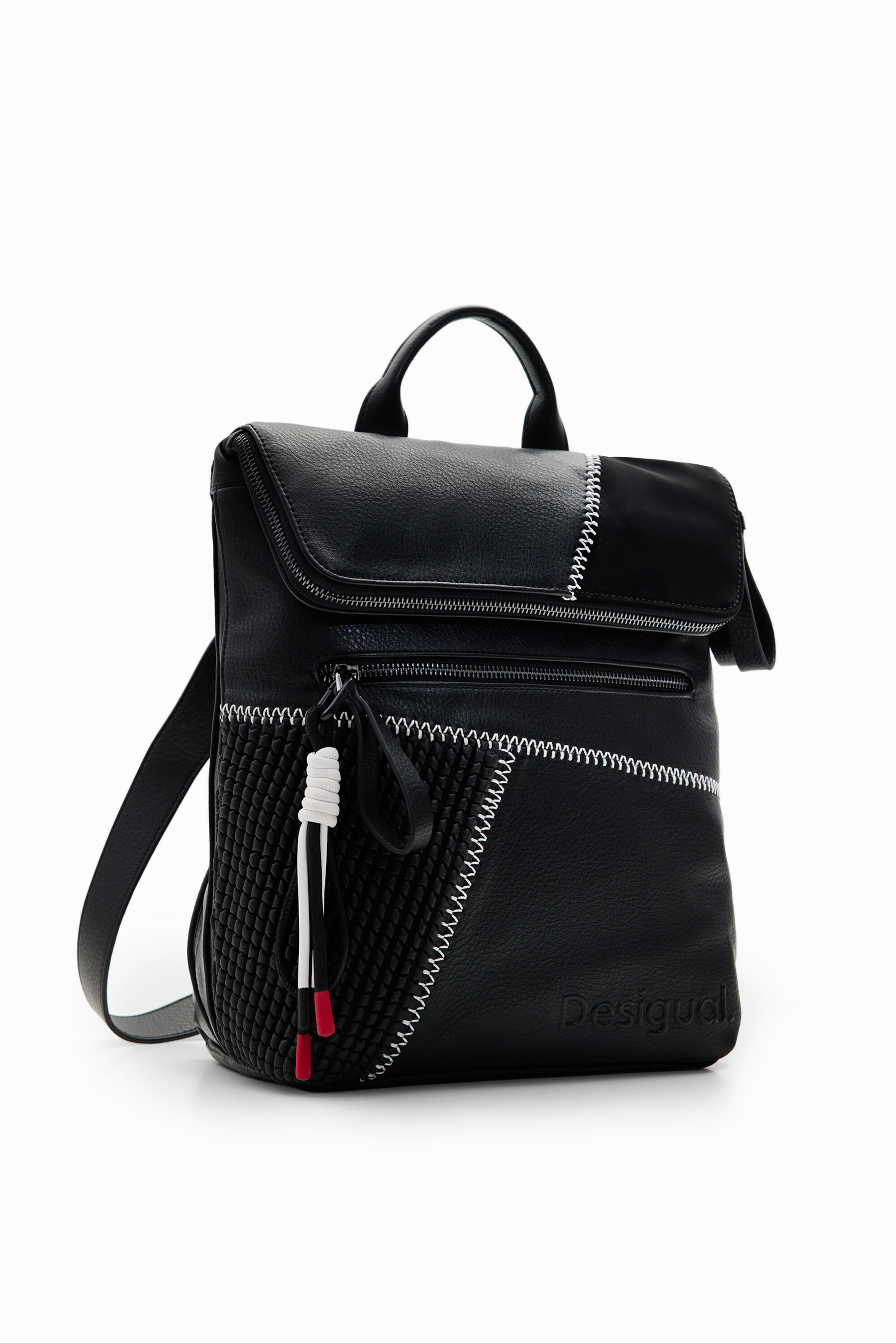 Mochila média com patch