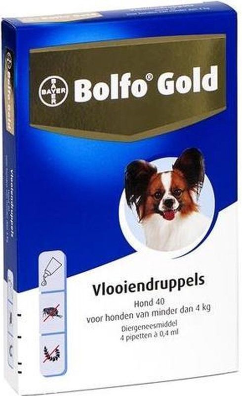 Bolfo Gold 400 Anti vlooienmiddel - Hond - >25 kg - 2 pipetten
