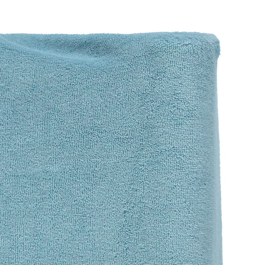 Housse de matelas à langer en éponge - Bleu moyen