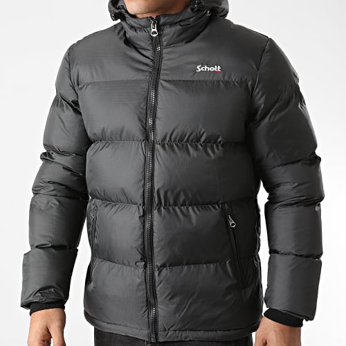 Doudoune Capuche Idaho Gris Anthracite