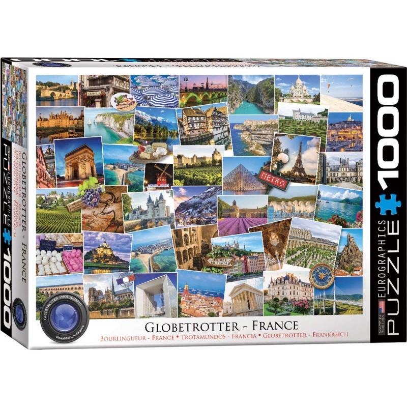 Puzzle 1000 pièces - Eurographics - Globetrotter