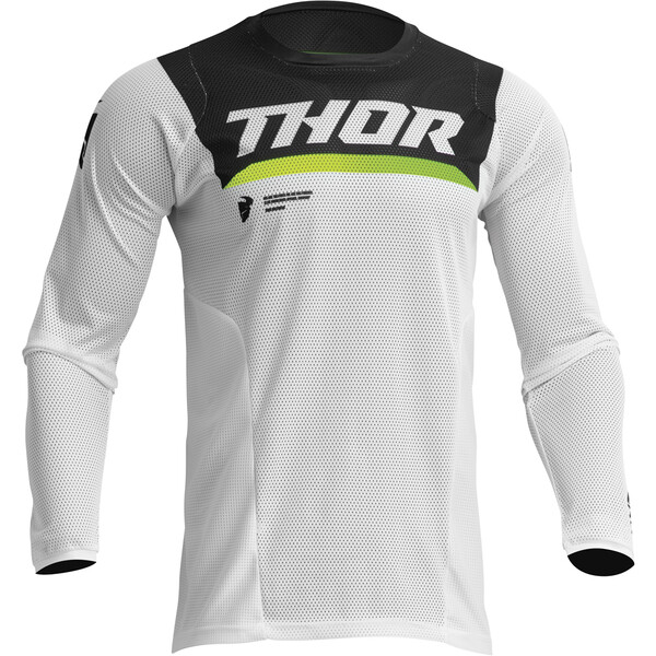 Thor Motocross - Maillot Pulse Air Cameo Blanc / Noir
