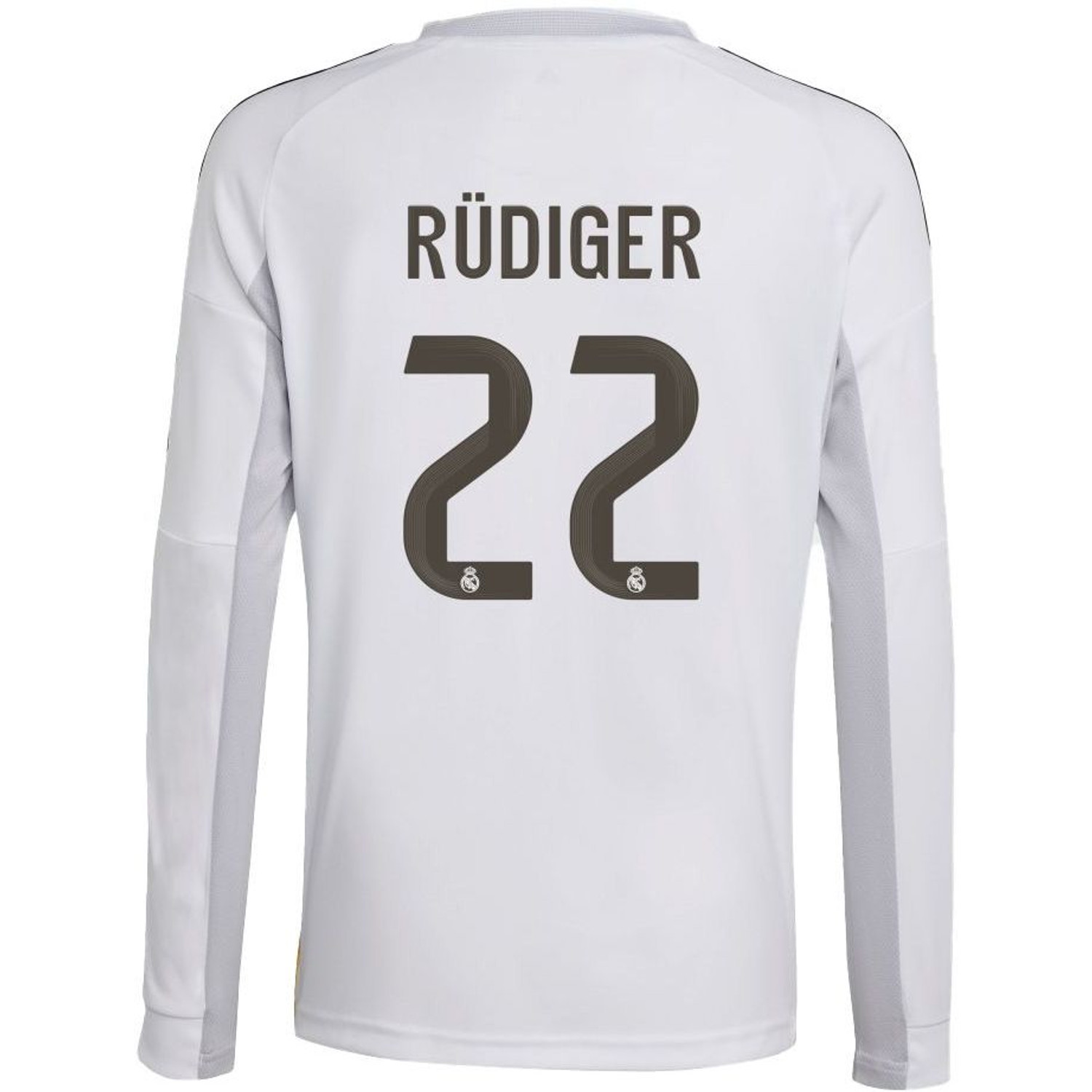 adidas Real Madrid Thuis Shirt Lang Rüdiger Kids