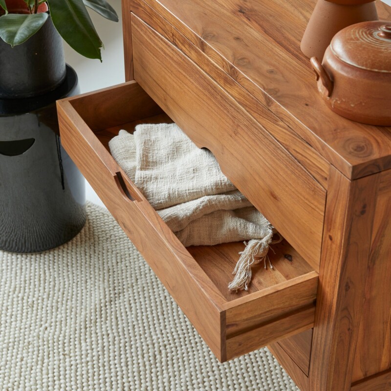 Commode en acacia massif Bonnie