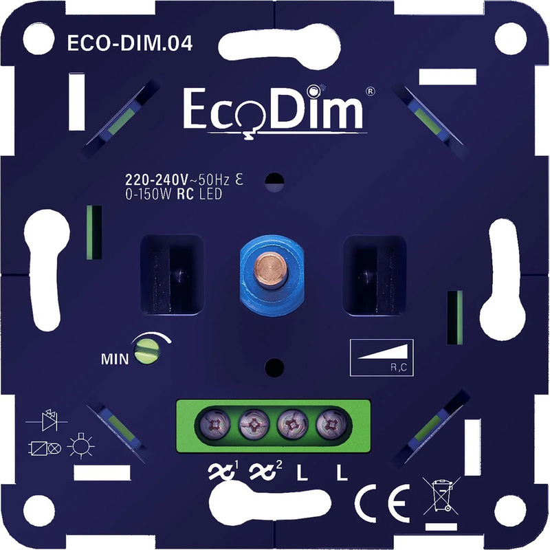 Eco-Dim.04 Led dimmer universeel 0-150W (RC)