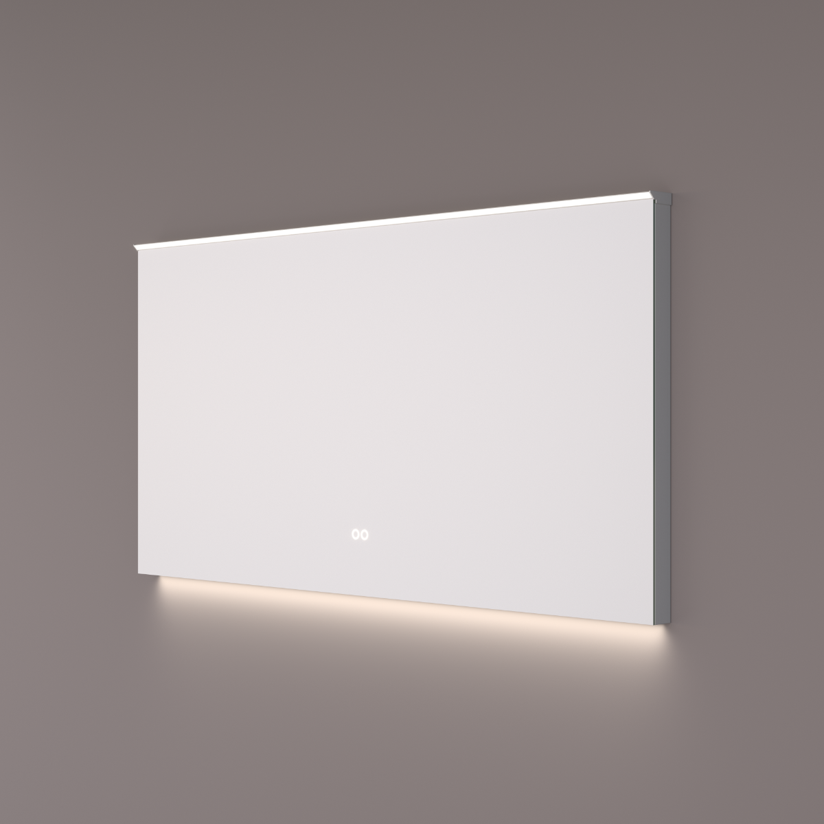 Hipp Design 11000 spiegel 100x70cm met LED boven, backlight en spiegelverwarming