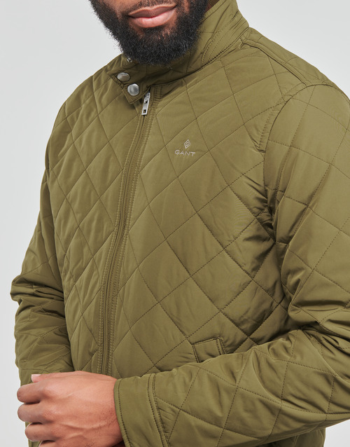 Gant - QUILTED WINDCHEATER Kaki