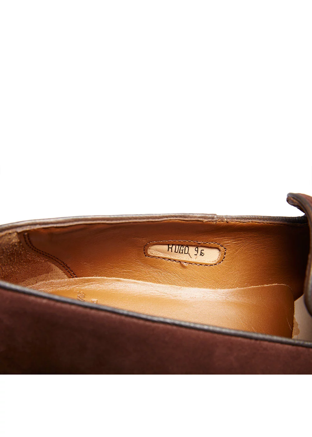 MOCASSIN HUGO VEAU VELOURS MARRON