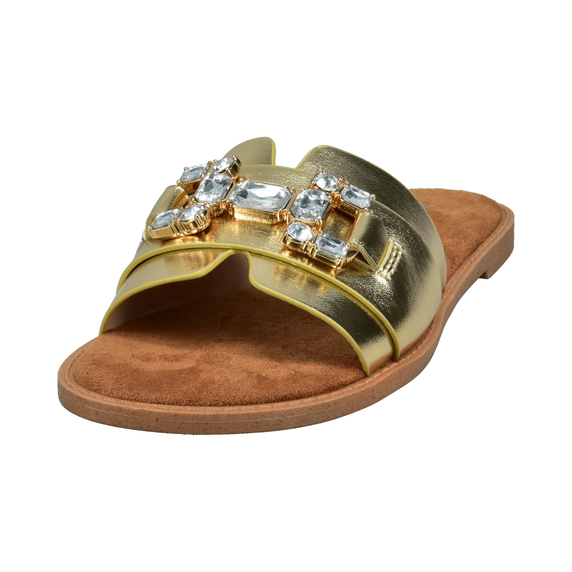 Pantoletten gold
