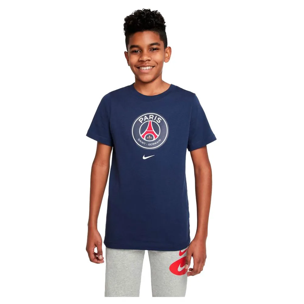 Nike PSG 22/23 Crest Junior-Kurzarm-T-Shirt