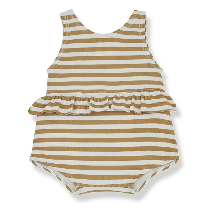 1+ in the family Maillot 1 Pièce Ilaria Rayé | Jaune moutarde