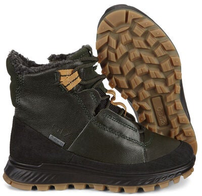 ECCO Exostrike Sneaker, Black/Deep Forrest