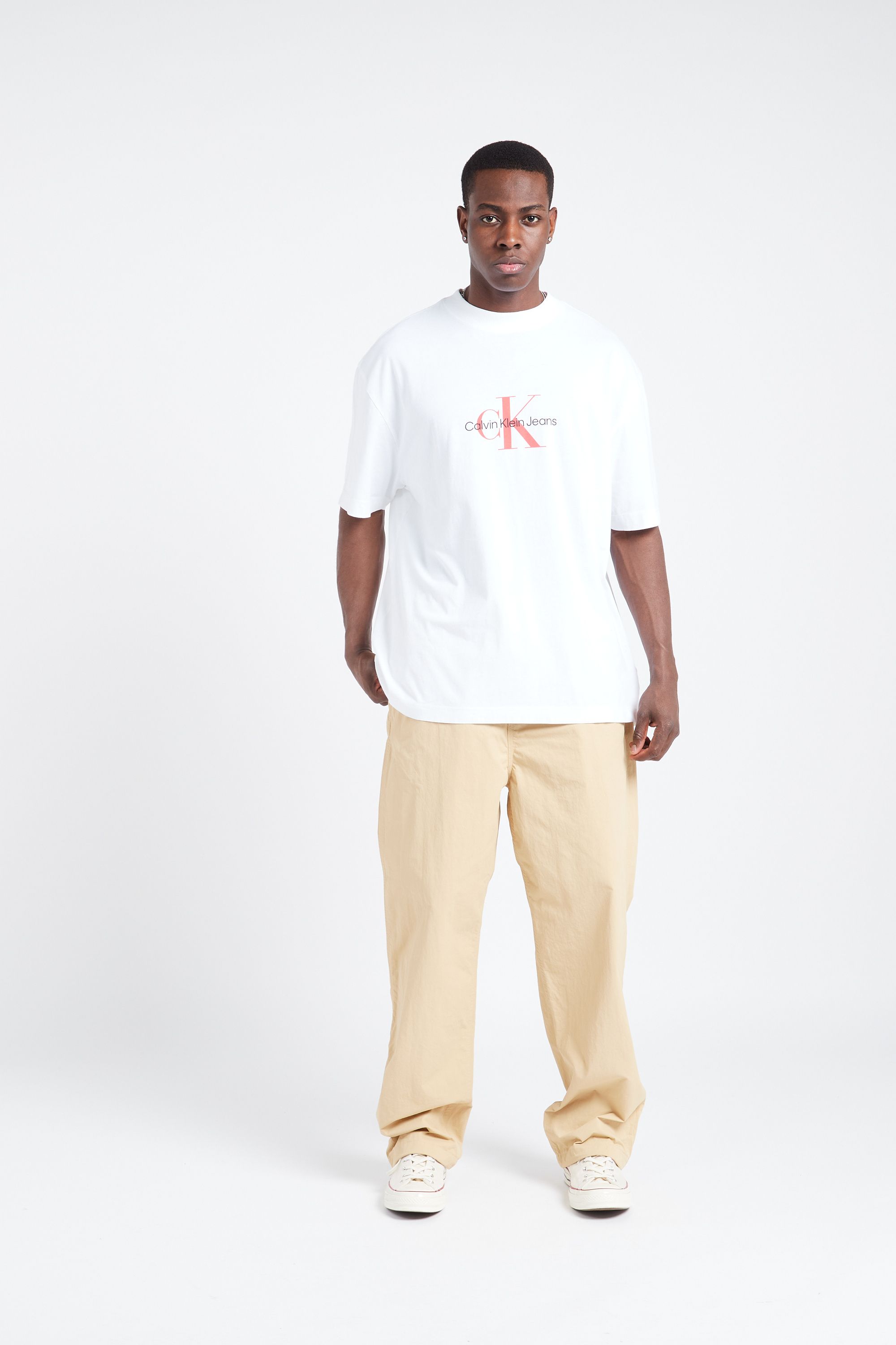 CALVIN KLEIN JEANS T-shirt  ARCHIVAL MONOLOGO  Blanc