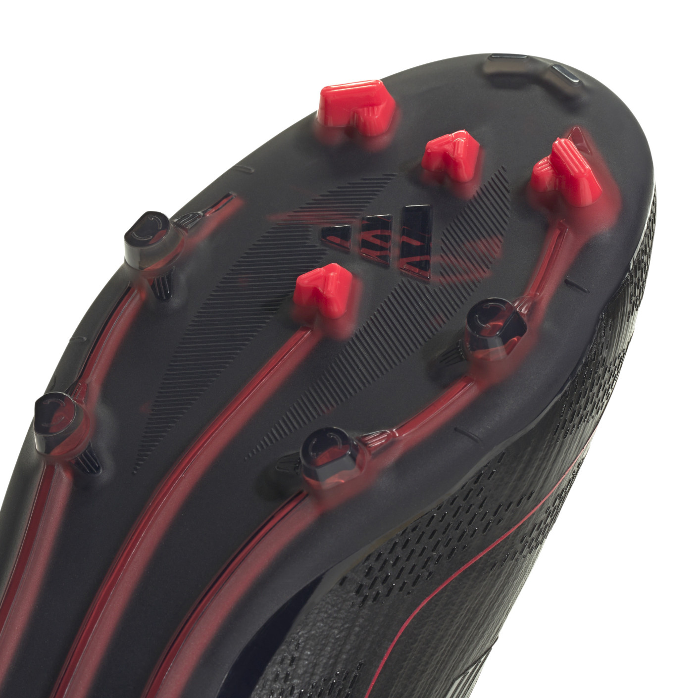 Adidas F50 Elite Gras Voetbalschoenen (FG) Kids Zwart Rood Zilver