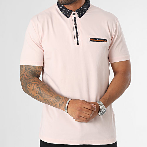 Polo Manches Courtes Rose