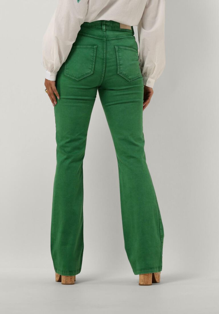 NUKUS groene nukus flared broek fem pants flare