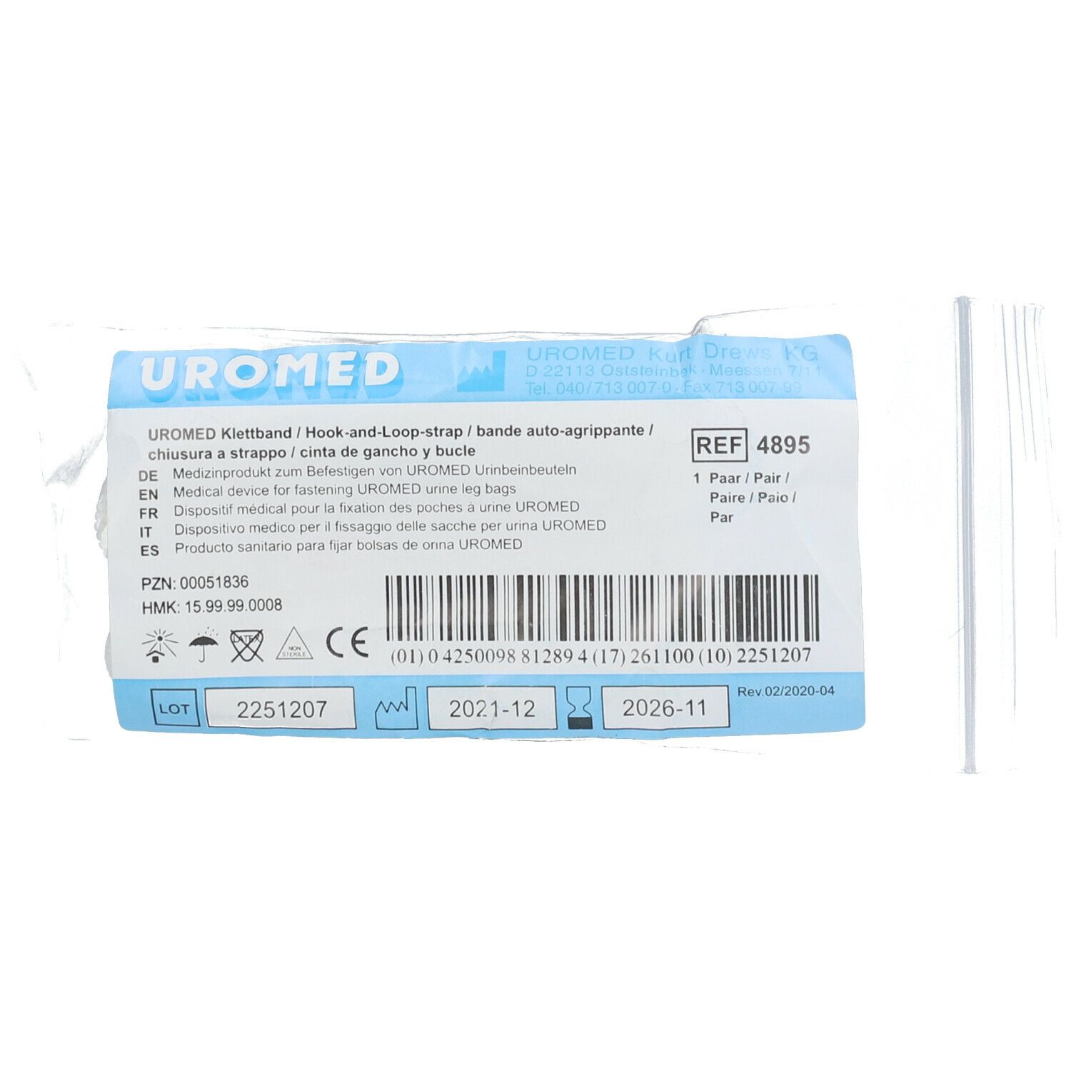 Uromed Klettband 4895
