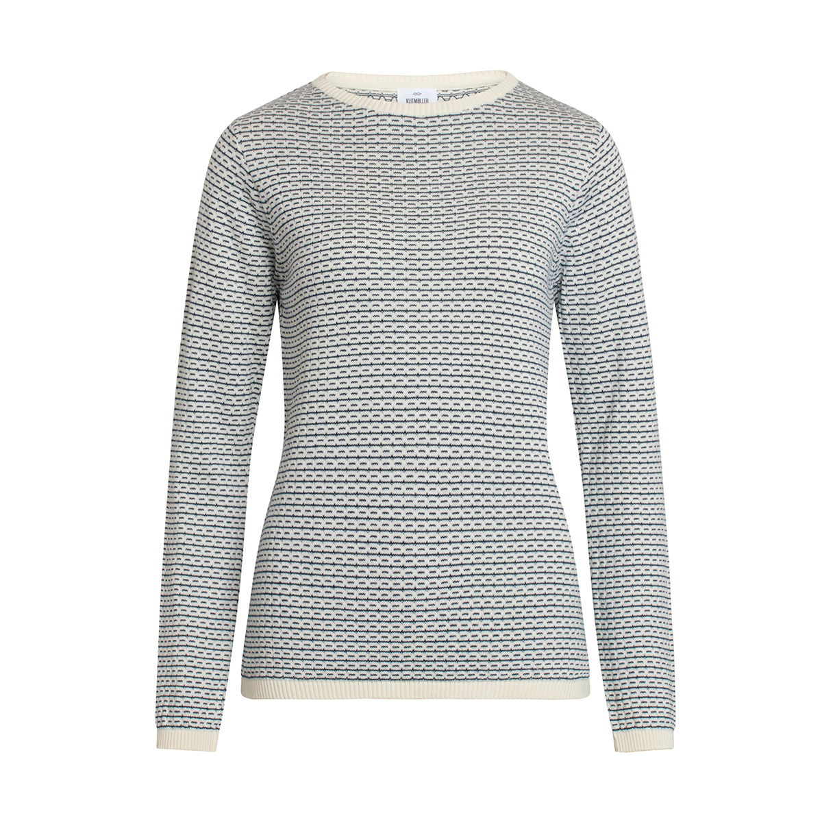 Klitmøller Collective Silje Knit bluse, dame (Cream Navy)